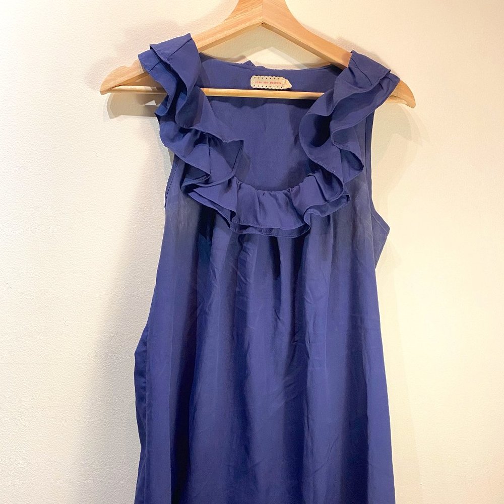 Pins and Needles (Urban Outfitters) French Blue Crepe Dress | Size M